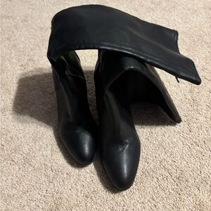 Franco Sarto Black Heeled Boots